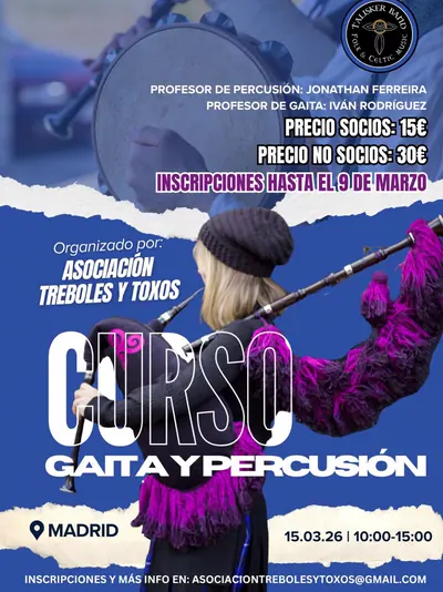 Cartel del primer curso de Talisker Band